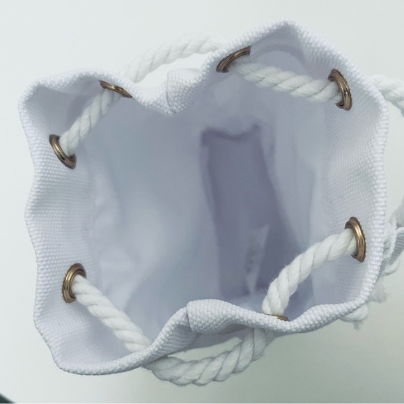 DIOR Beaute CD logo Cosmetic Makeup Pouch (White) - Picture 7 of 9